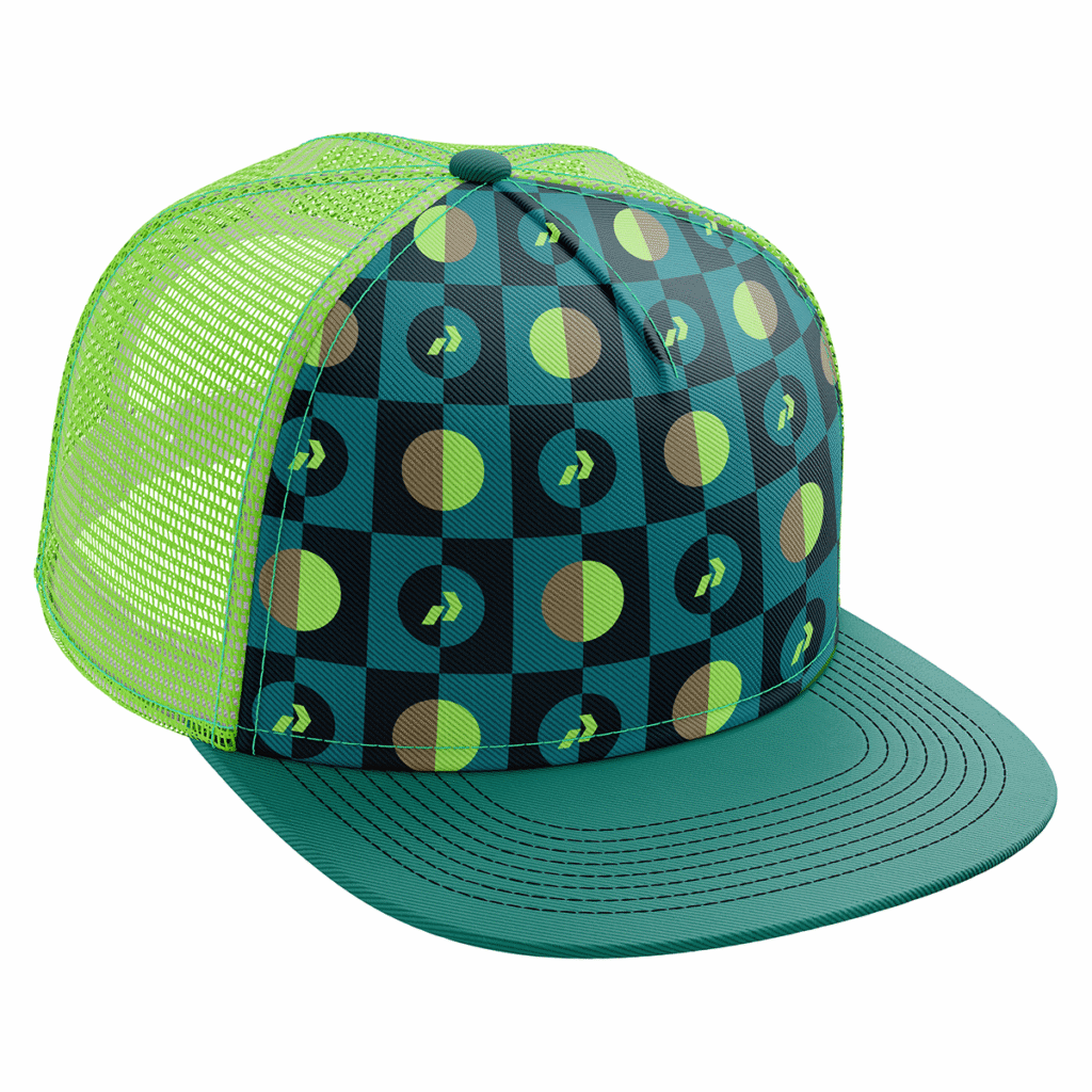 Pattern Snapback Mesh Cap — Prodigy Edition design