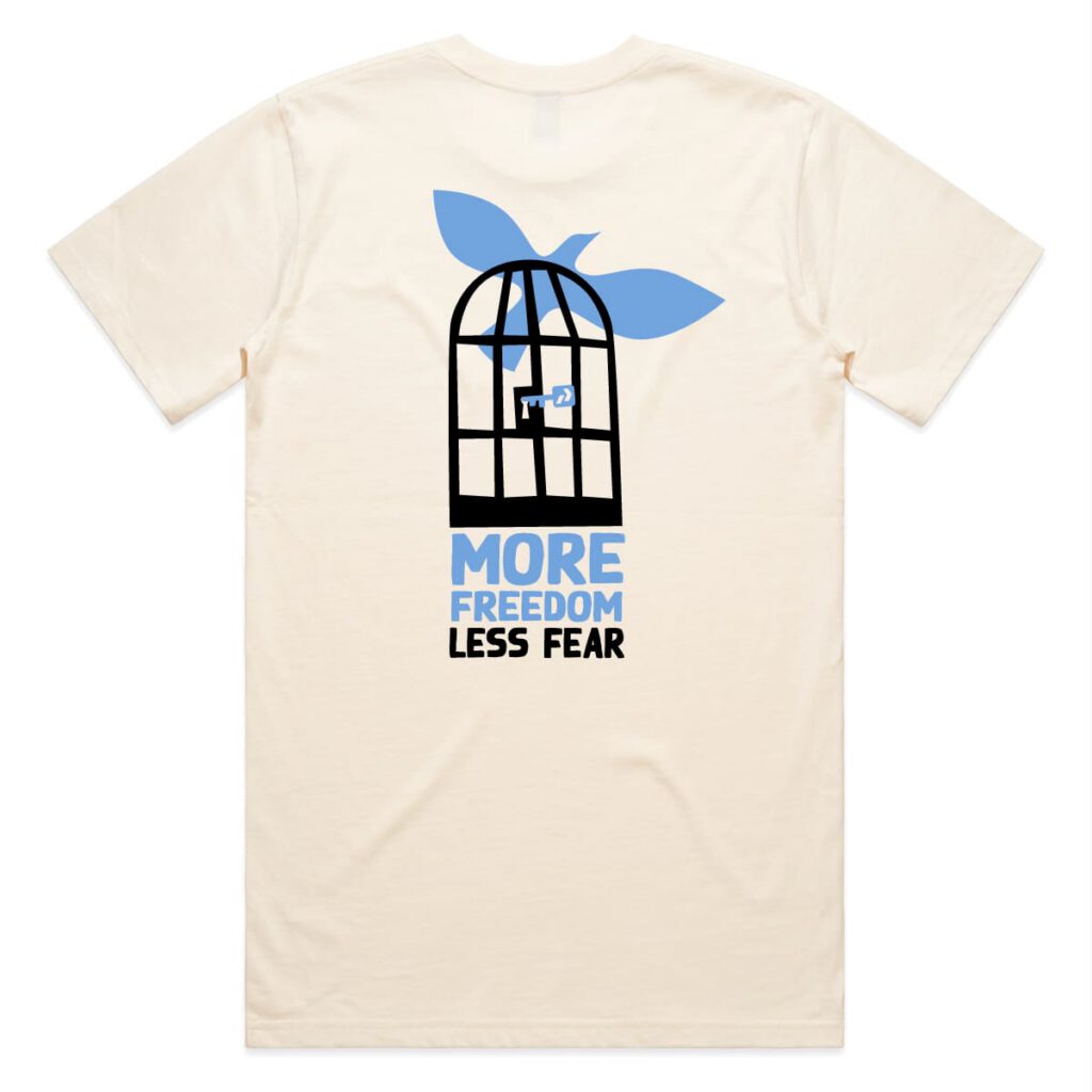 More Freedom, Less Fear — Prodigy Edition design